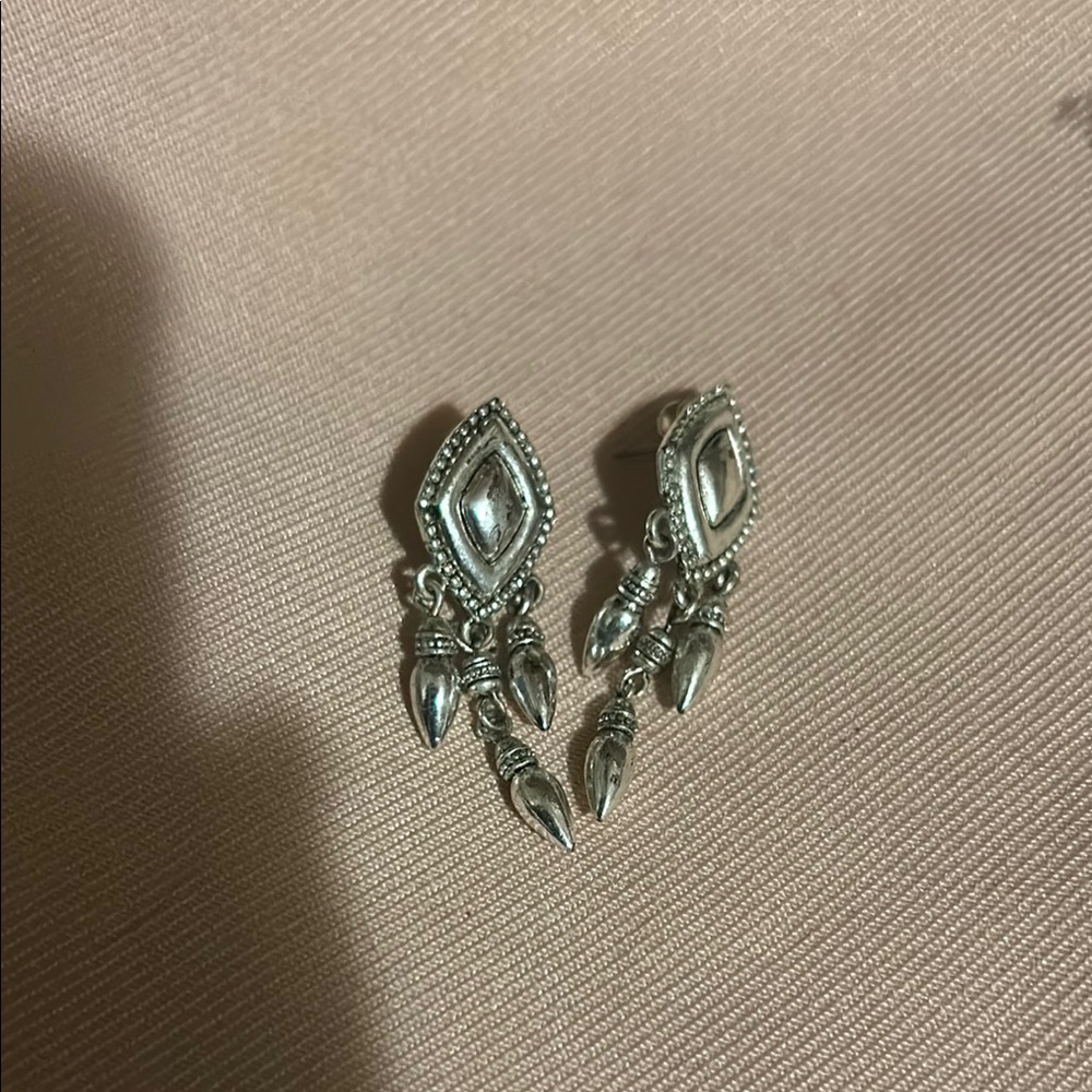 Elegant Silver Dangle Earrings
